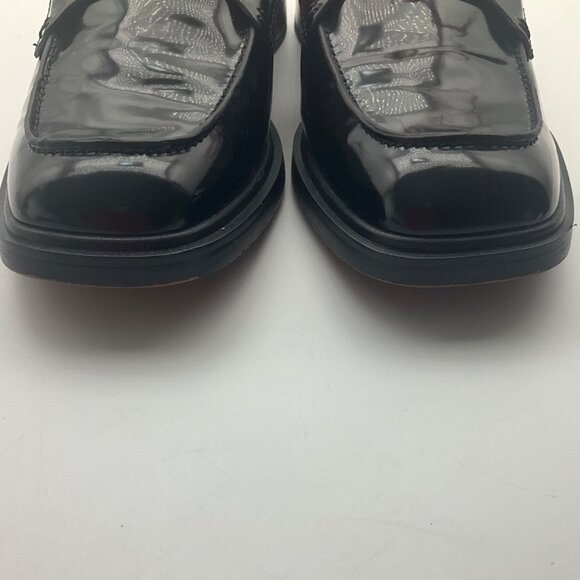 Franco Sarto Women 8.5 Gabriella Loafers Shoes Black Minimalist Preppy Old Money - Picture 11 of 12